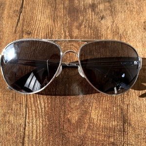 OAKLEY Caveat Aviator Sunglasses Silver